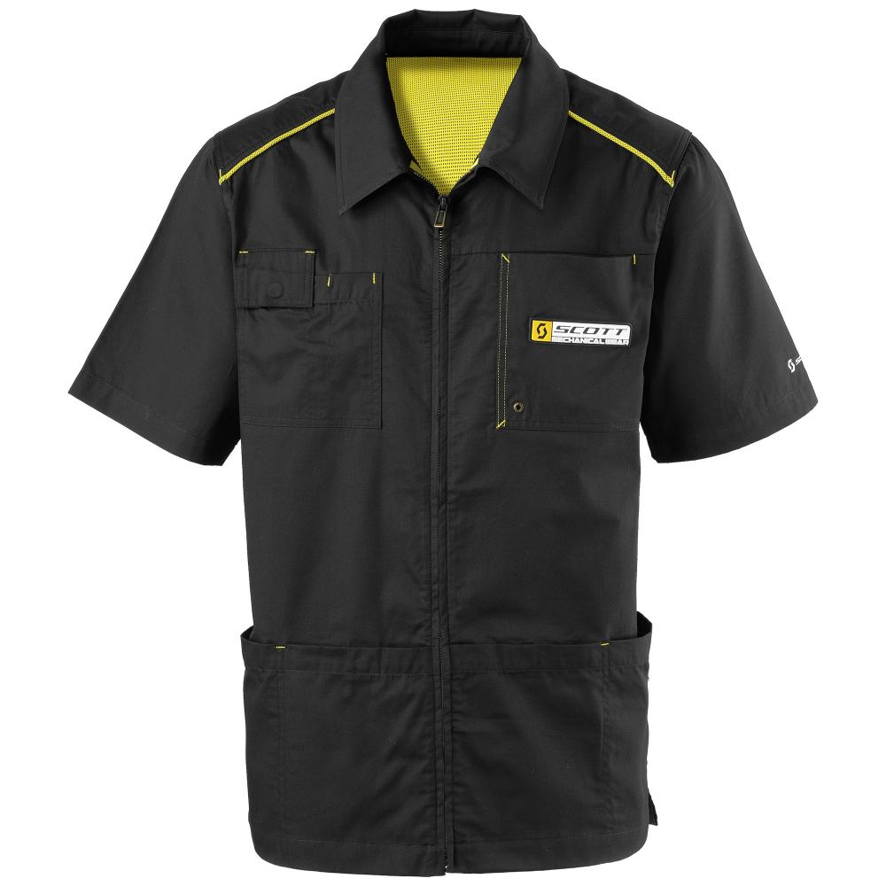 Рубашка SCOTT MECH молния к/рук black (S) 30-213361-S