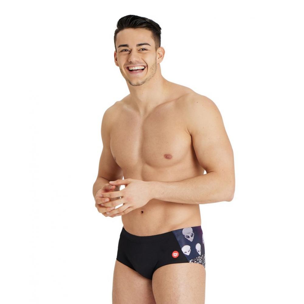 Плавки м CRAZY ARENA SWIM LOW WAIST SHORT PLACEMENT black-black multi 004663 550 100 Arena 22 23 24-0400001