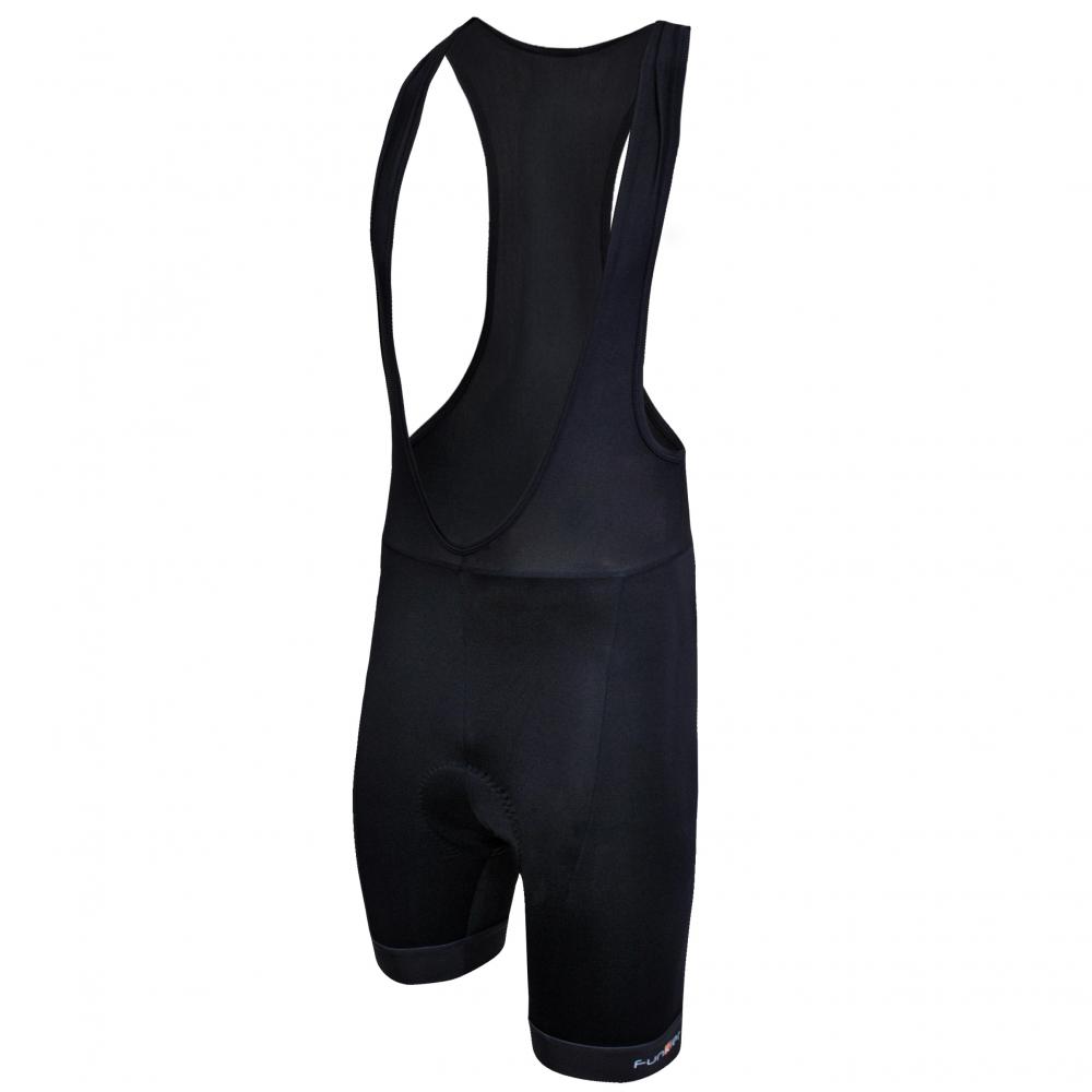 Велошорты 15-412 Siracusa S-9161-B1 Black Men Active Bib Shorts с лямками с памперсом B1 черные L FU 15-412