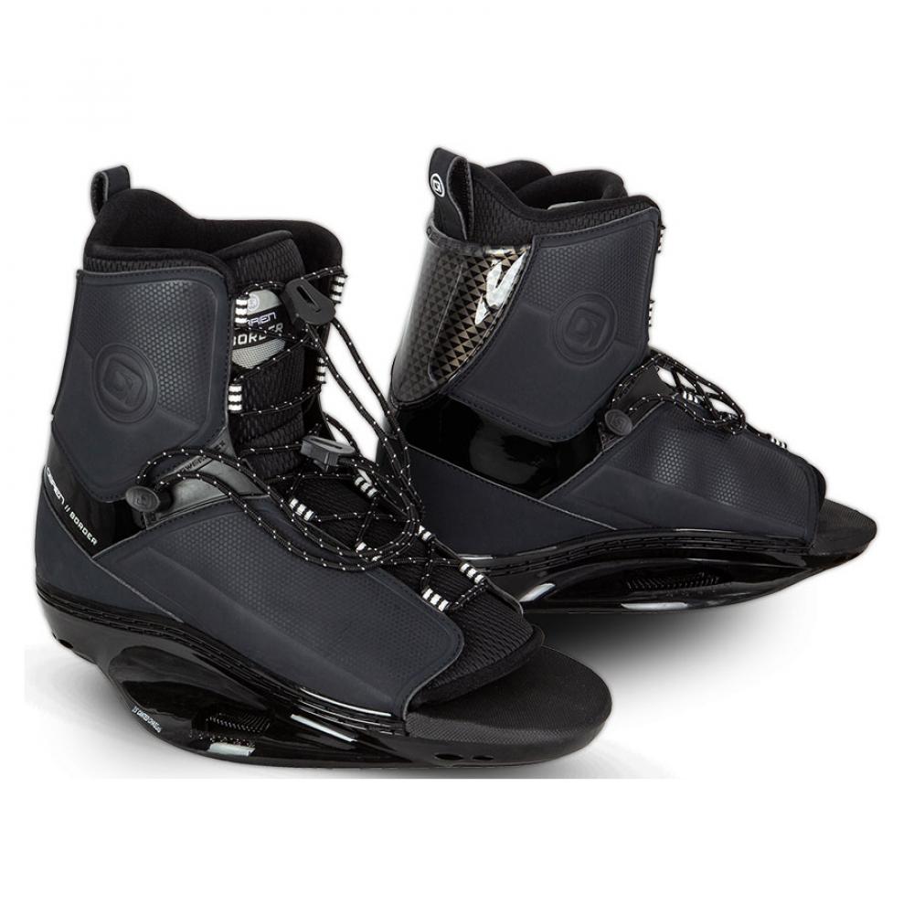 Крепления для вейкборда мужские O'Brien BORDER BLK S22 (2221372, 7-10, S22) 22-050000088