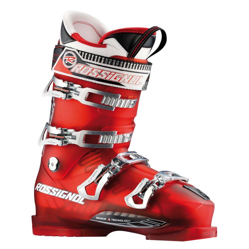 Ботинки горнолыжные ROSSIGNOL PURSUIT SENSOR3 100 RED TRANSPARENT (29,5) 403-14RB21080-295