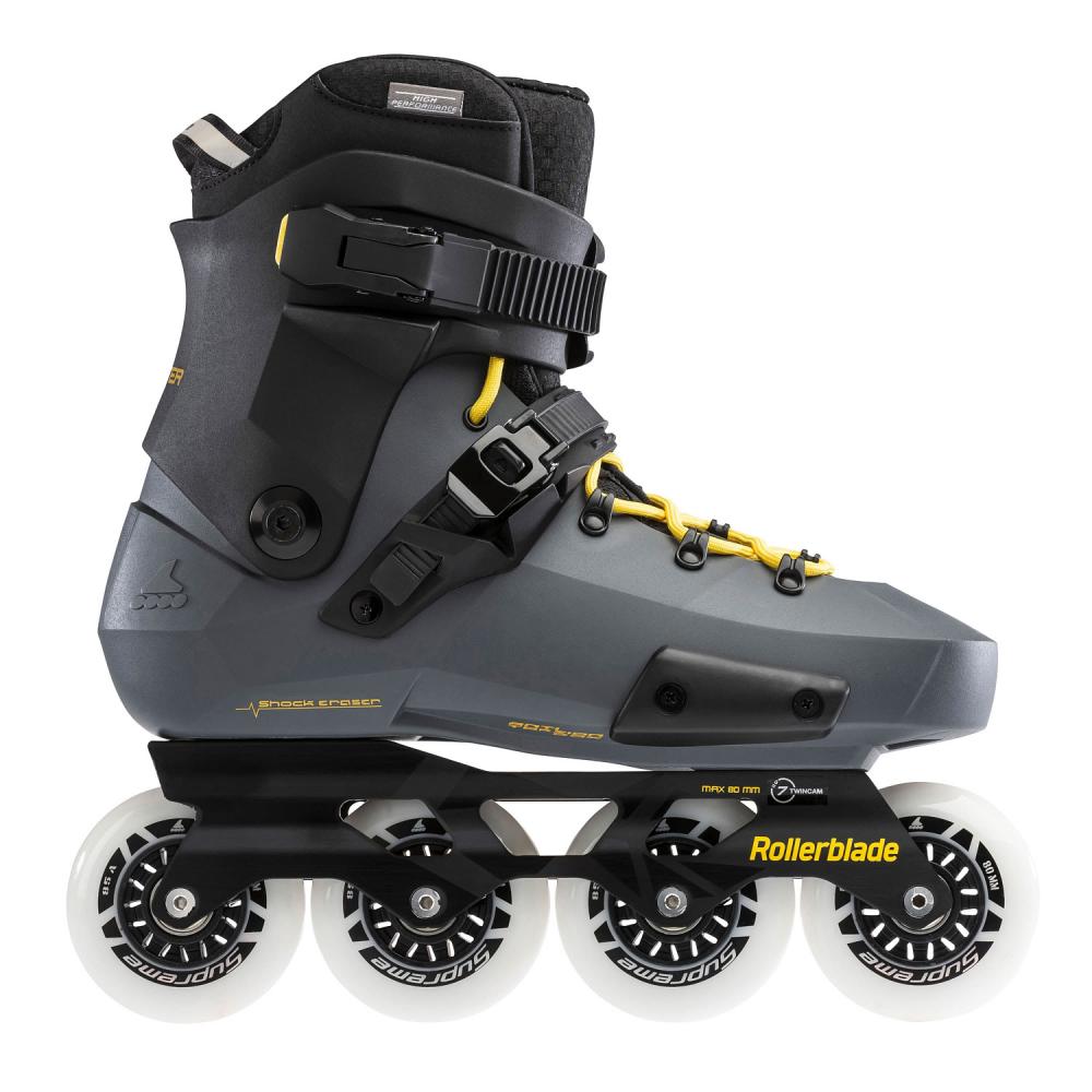 коньки роликовые 295 Rollerblade 21 м TWISTER EDGE anthracite/yellow 62-21-178043