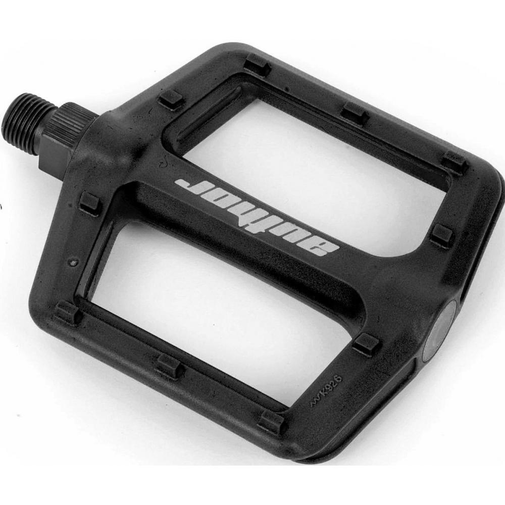 Педали 8-34200030 нейлон BMX APD-F13-Nylon широкие с отраж. ось Cr-Mo 346г черные AUTHOR 8-34200030