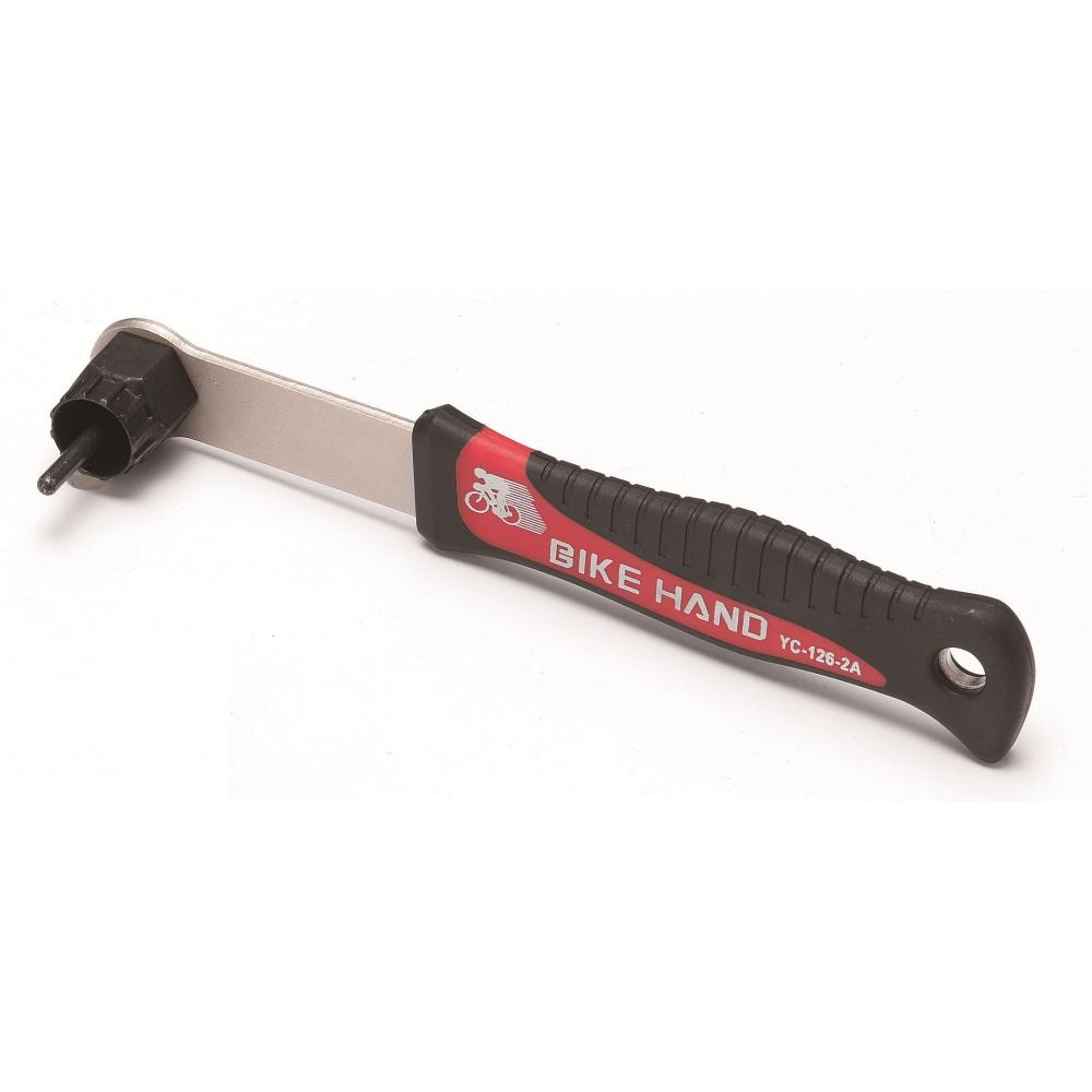 Съемник кассеты 6-150126 YC-126-2A профи с рукояткой сталь черный BIKEHAND 6-150126