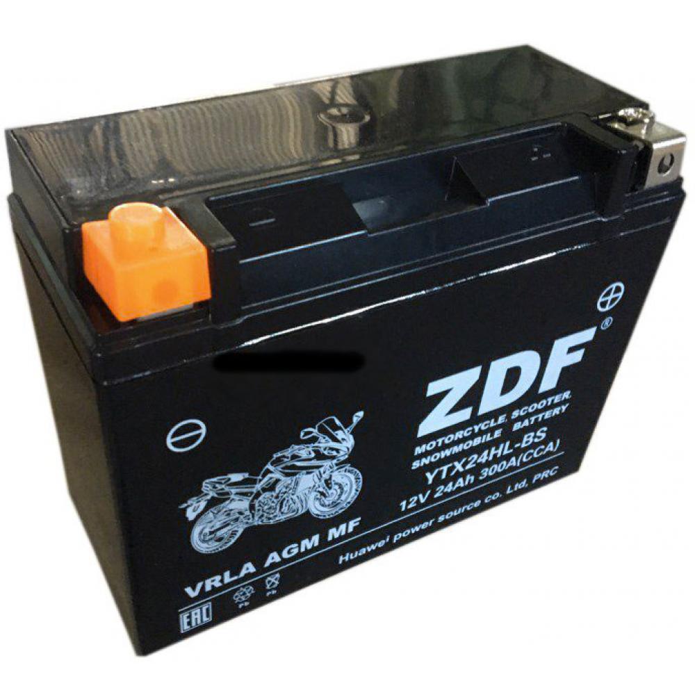 АКБ мото "ZDF Moto Battery" 1224 VRLA Black (YTX24HL-BS) (обратная) MZ1224 23-120000184
