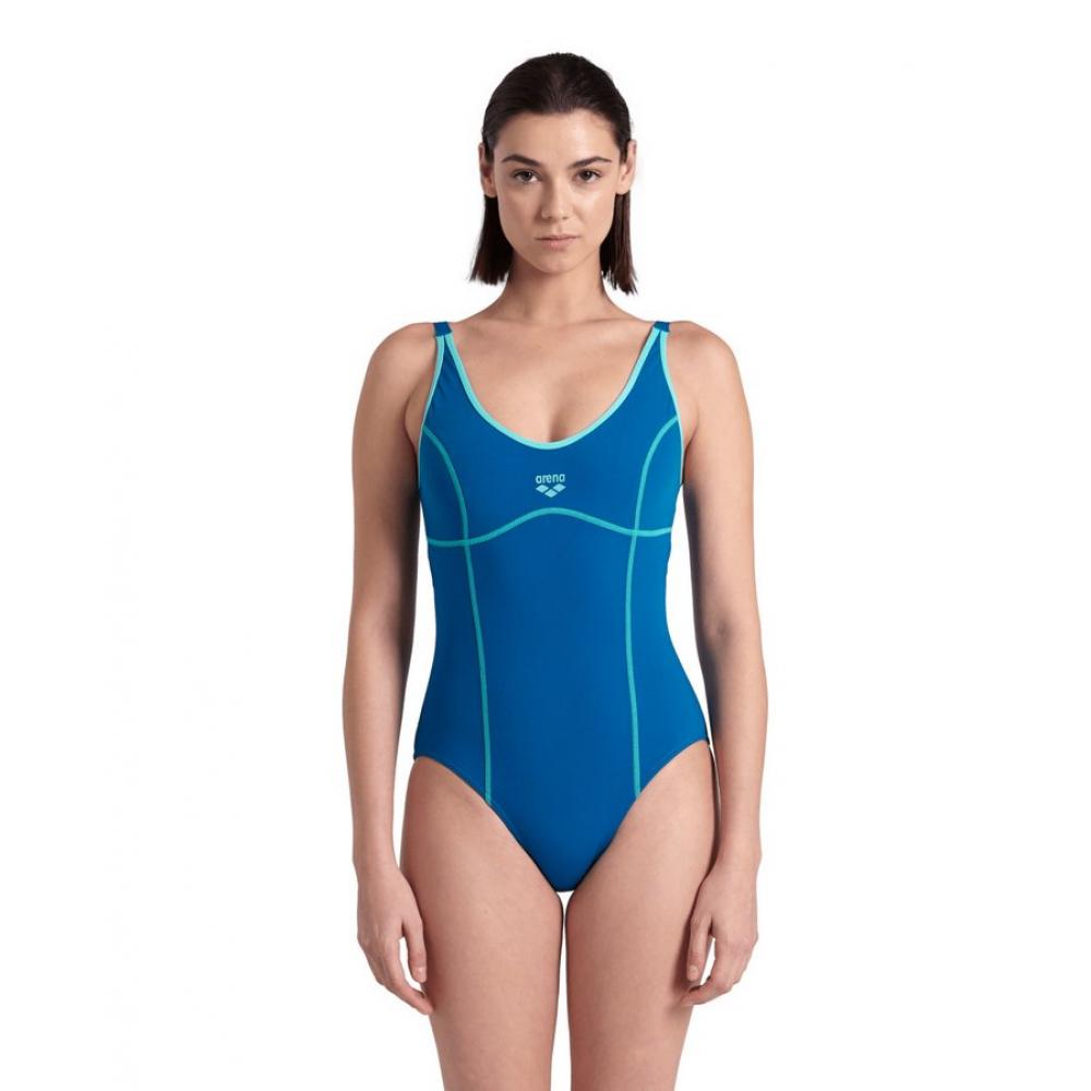 Купальник спортивный ж ARENA TANIA CLIP BACK blue cosmo-water 005974 680 48 Arena 24 24-080000894