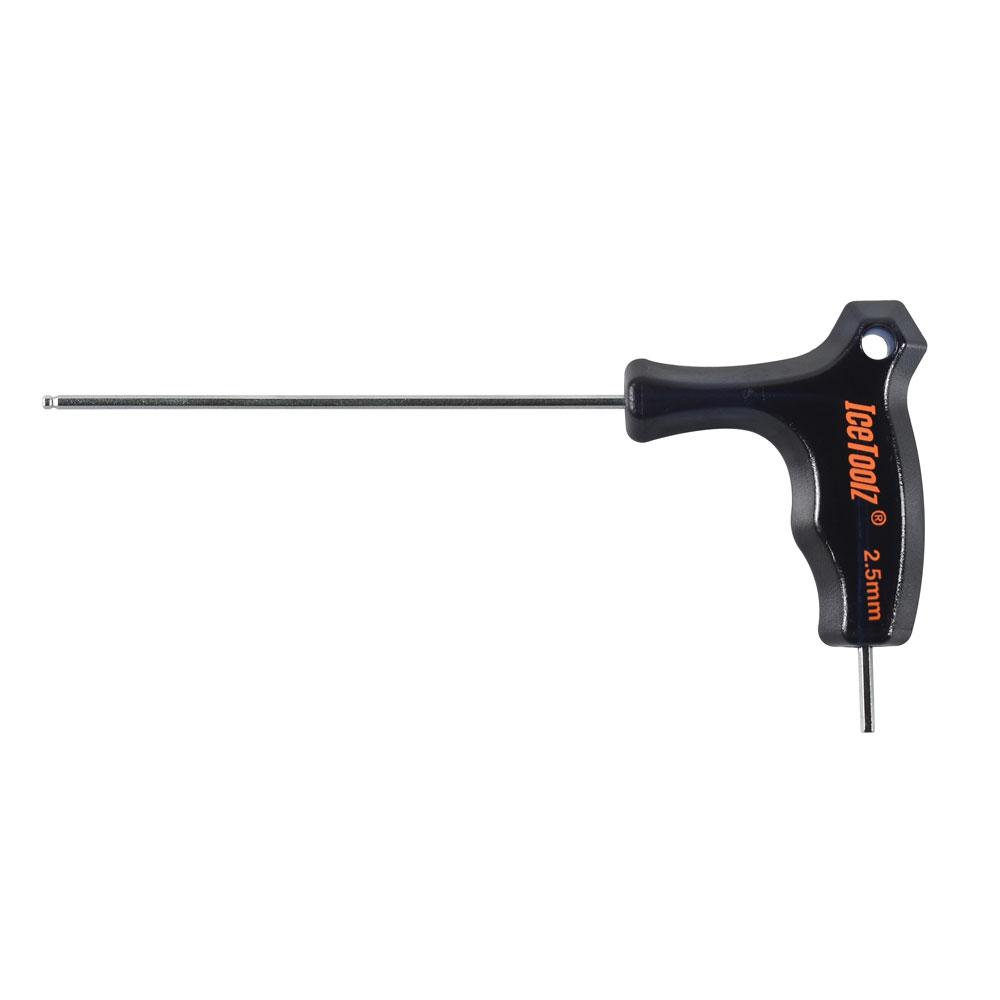 Ключ 6-800180  шестигранный на 2,5мм TwinHead Wrench, Ball-Ended 7M25 IceToolz 6-800180
