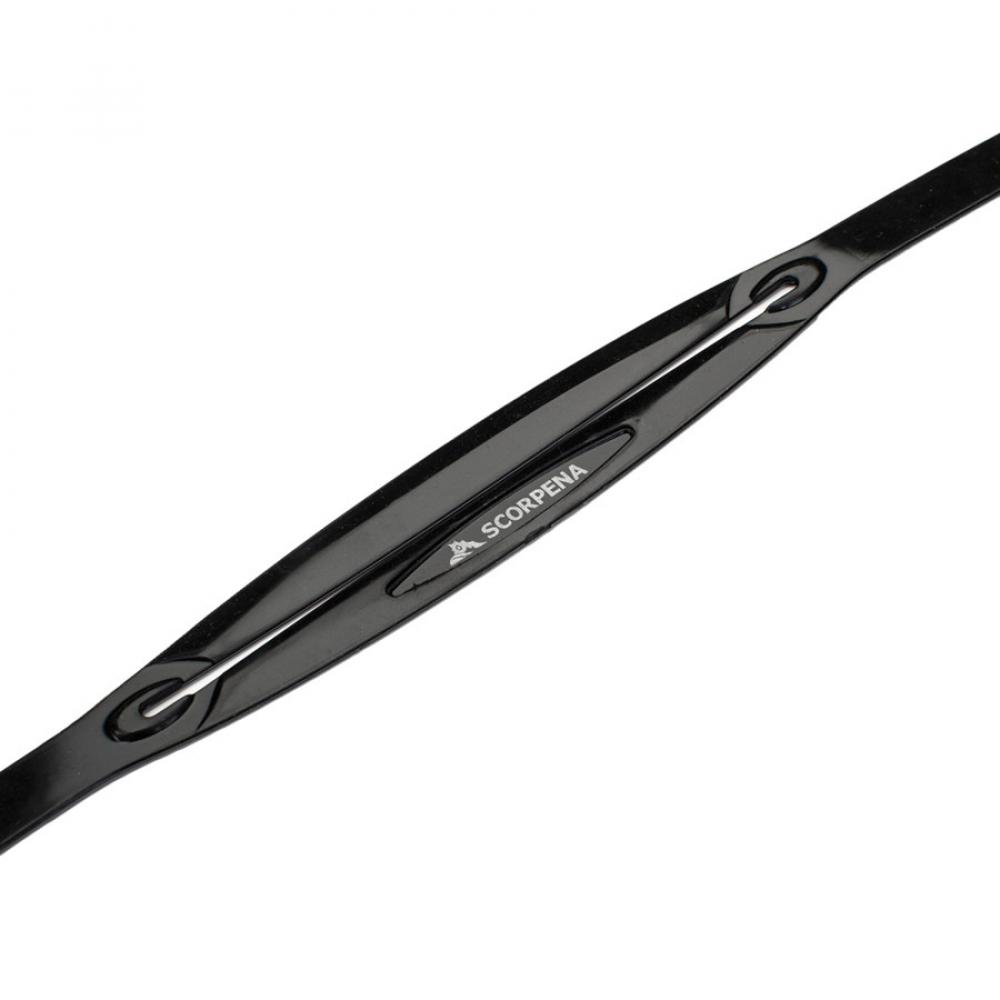 Ремешок для масок Scorpena L, M, K, F чёрный силикон S66080 24-010000016