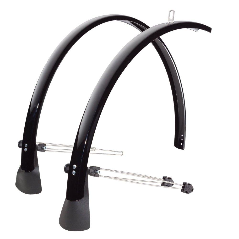 Крылья 0-10976 металлопласт. SKS-10976 Commuter Road 35mm, 28", черные с брызгов.(Германия) 0-10976