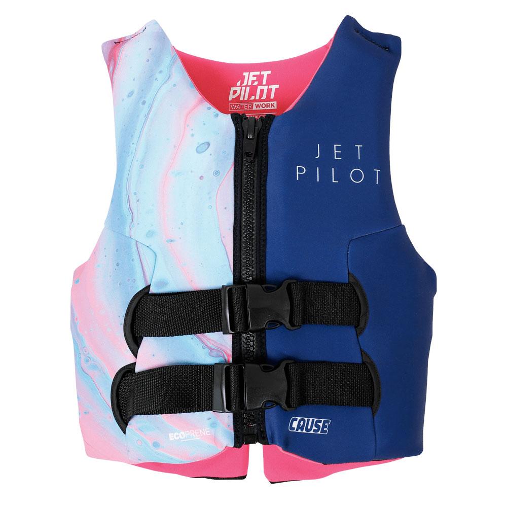 Спасательный жилет для гидроцикла неопрен детский Jetpilot GIRLS CAUSE ECO VEST FAIRY FLOSS (2504604 25-0700000143