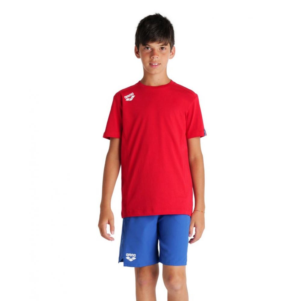 Футболка team t-shirt panel jr red 004918 400 10-11 arena 24 ут000310448 24-1200000088