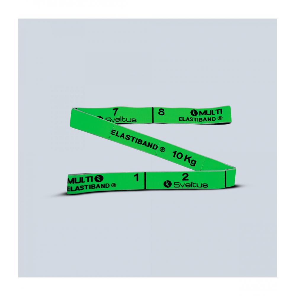 Фитнес-резинка SVELTUS Multi Elastiband green 10 kg bulk 05-0103