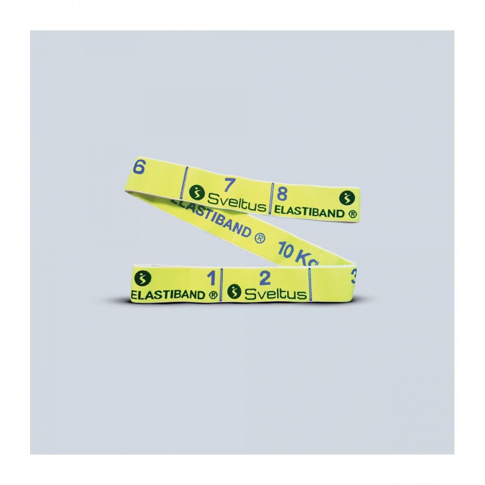 Фитнес-резинка SVELTUS Elastiband yellow 10 kg scabbard 05-0005