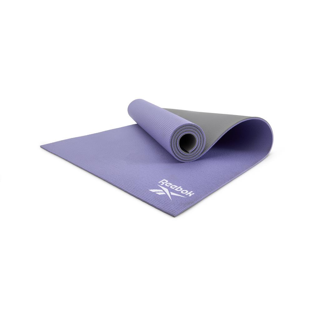 Коврик для йоги REEBOK RAYG11060PLGR double sided фиолетовый/серый 11060PLGR