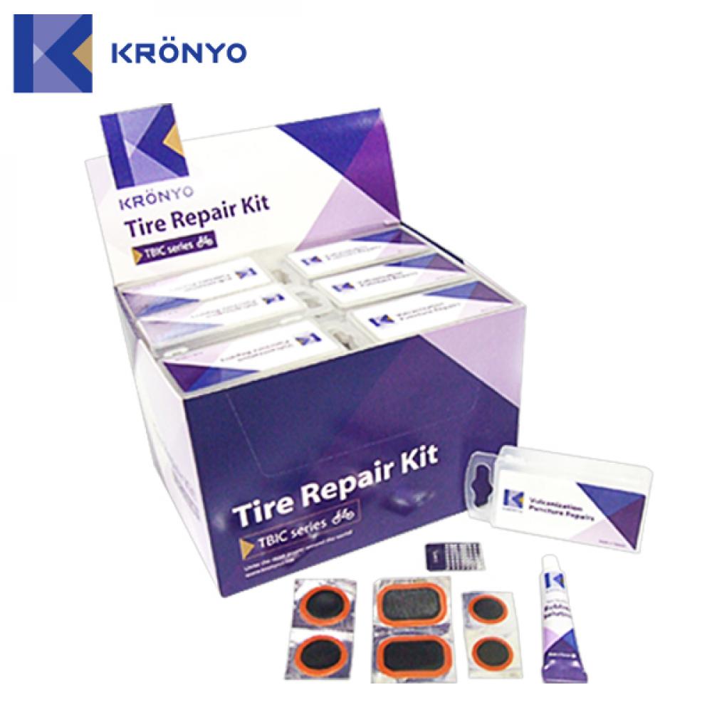 Аптечка 6-170223 TBIC-23C 6 заплаток+клей+шкурка KRONYO (Тайвань) 6-170223