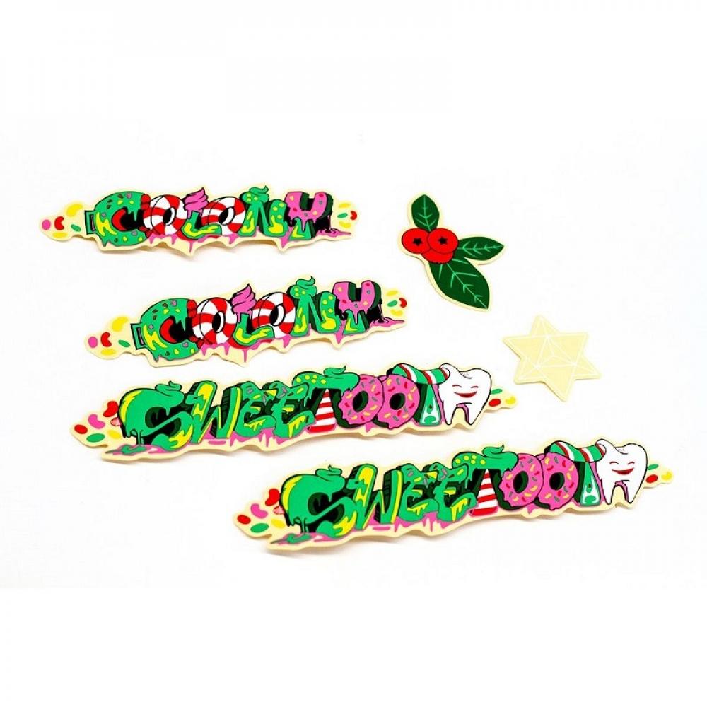 Наклейки стикеры 03-002201 Sweet Tooth Sticker Pack NEW DESIGN STICKERS, цвет Shipped Assorted, арт. 03-002201