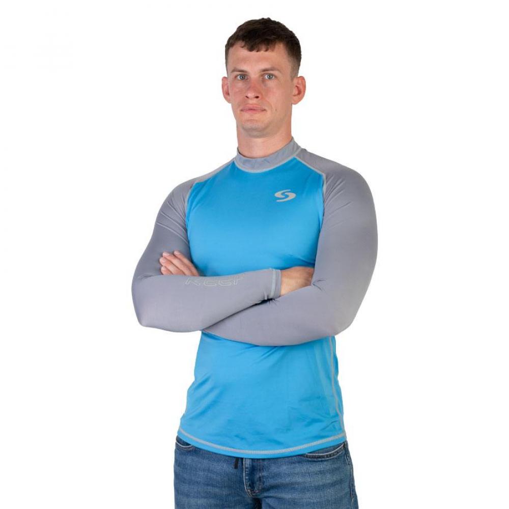 Гидрофутболка лайкр. Scorpena REEF сине-серая, XL S02655 26-0600000002