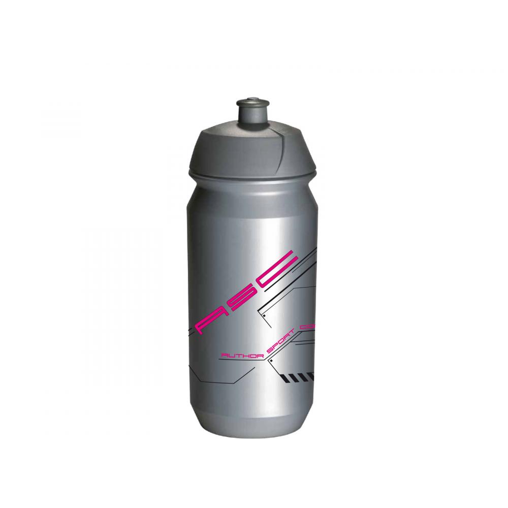 Фляга 8-14064014 100% биопластик. AB-Tcx-Shiva X9 0.6л серебристо-розов. TACX/AUTHOR 8-14064014