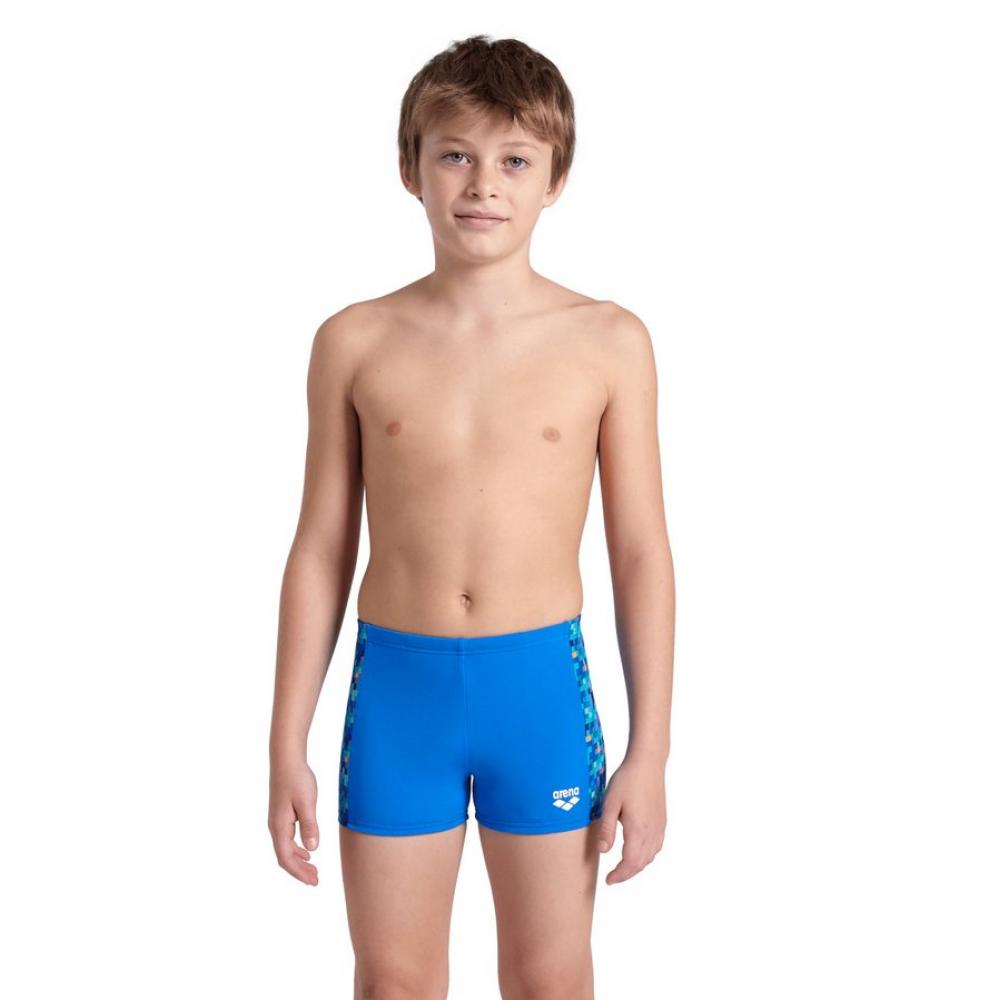 Плавки м ARENA POOLTILES JR SWIM SHORT blue river-blue multi 007228 880 14-15 Arena 24 24-080000848