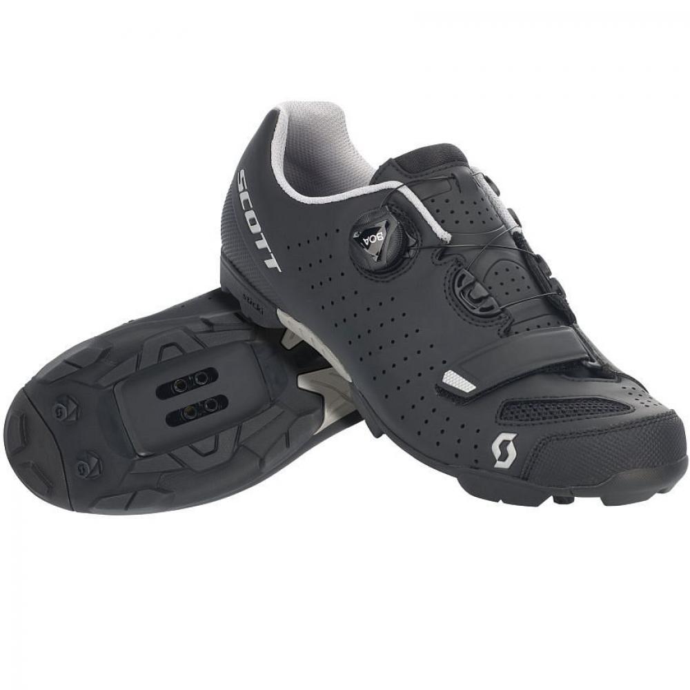 Велообувь SCOTT Mtb Comp Boa (matt black/silver) (43) 2026 ES275894-5547-43-2026