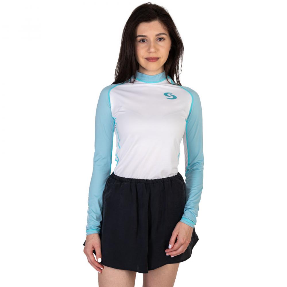 Гидрофутболка женск. Scorpena REEF бело-голубая, XS S02691 24-1200000026