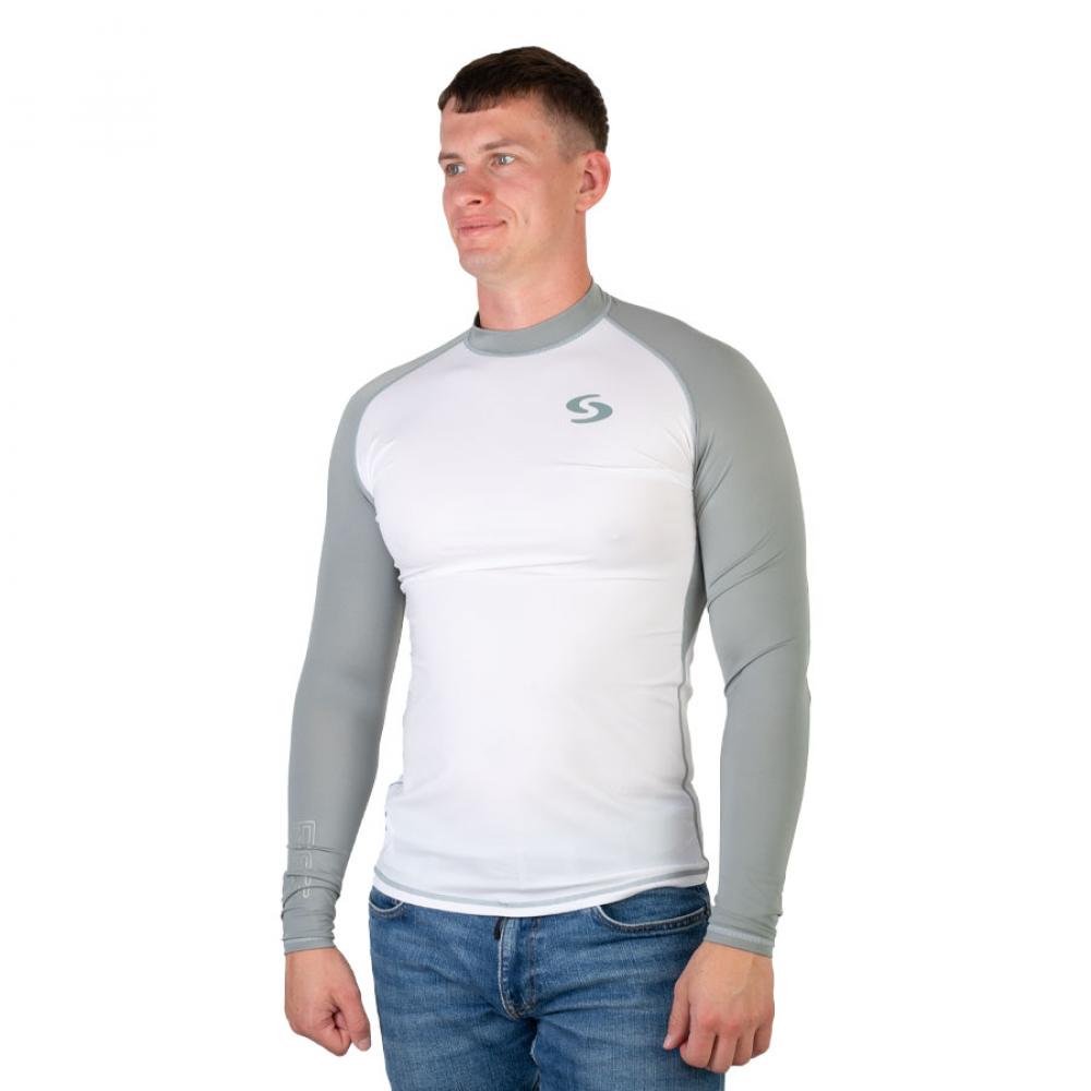 Гидрофутболка лайкр. Scorpena REEF бело-серая, XL S02645 24-1200000007