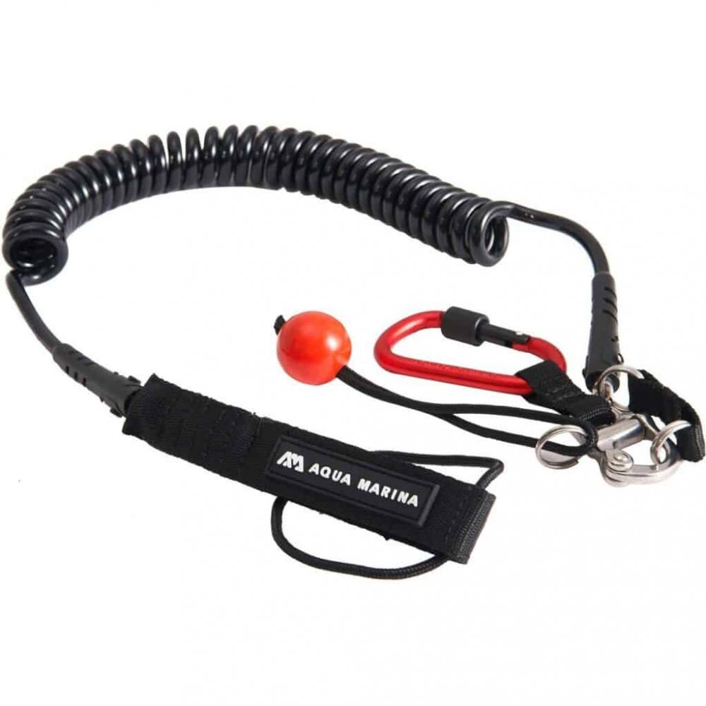 Лиш для SUP-доски с чекой безопасности AQUA MARINA Paddle Board River Leash S21 21-070000143