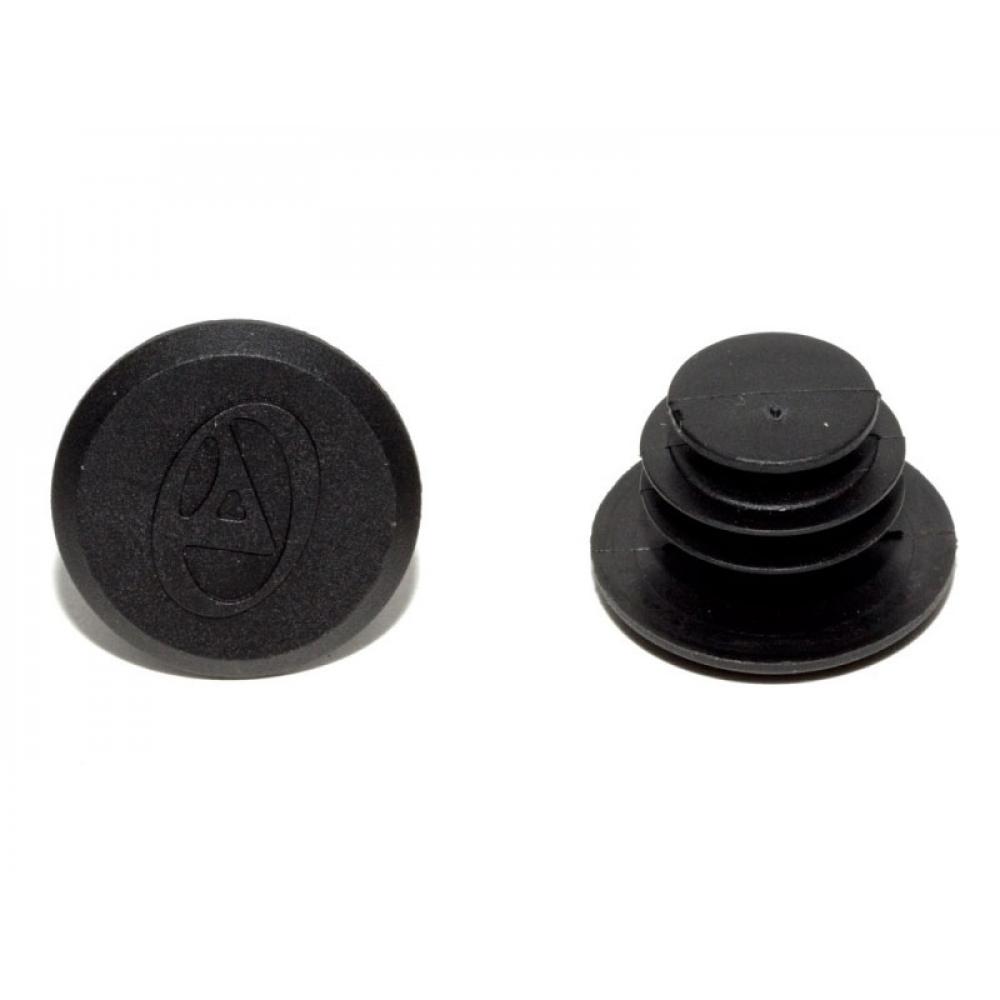 Ручки /заглушки 8-33553001 Plug AGR в торец руля пластиковые (комплект 2 шт) черные AUTHOR 8-33553001