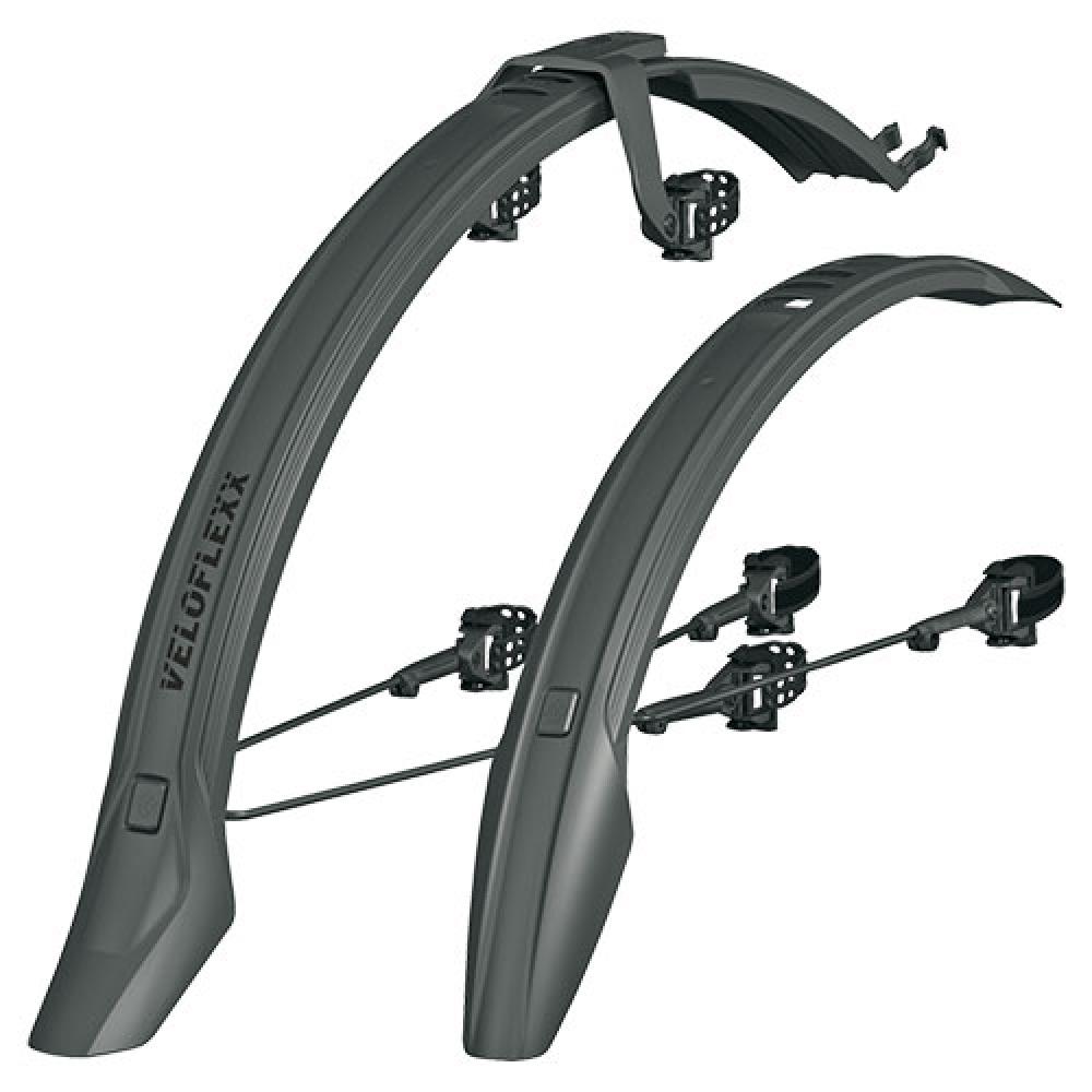 Крылья 0-11665 пластик. SKS-11665 комплект VELOFLEXX 55 для 26-28" ширина 55мм, перед 680мм, зад. 87 0-11665