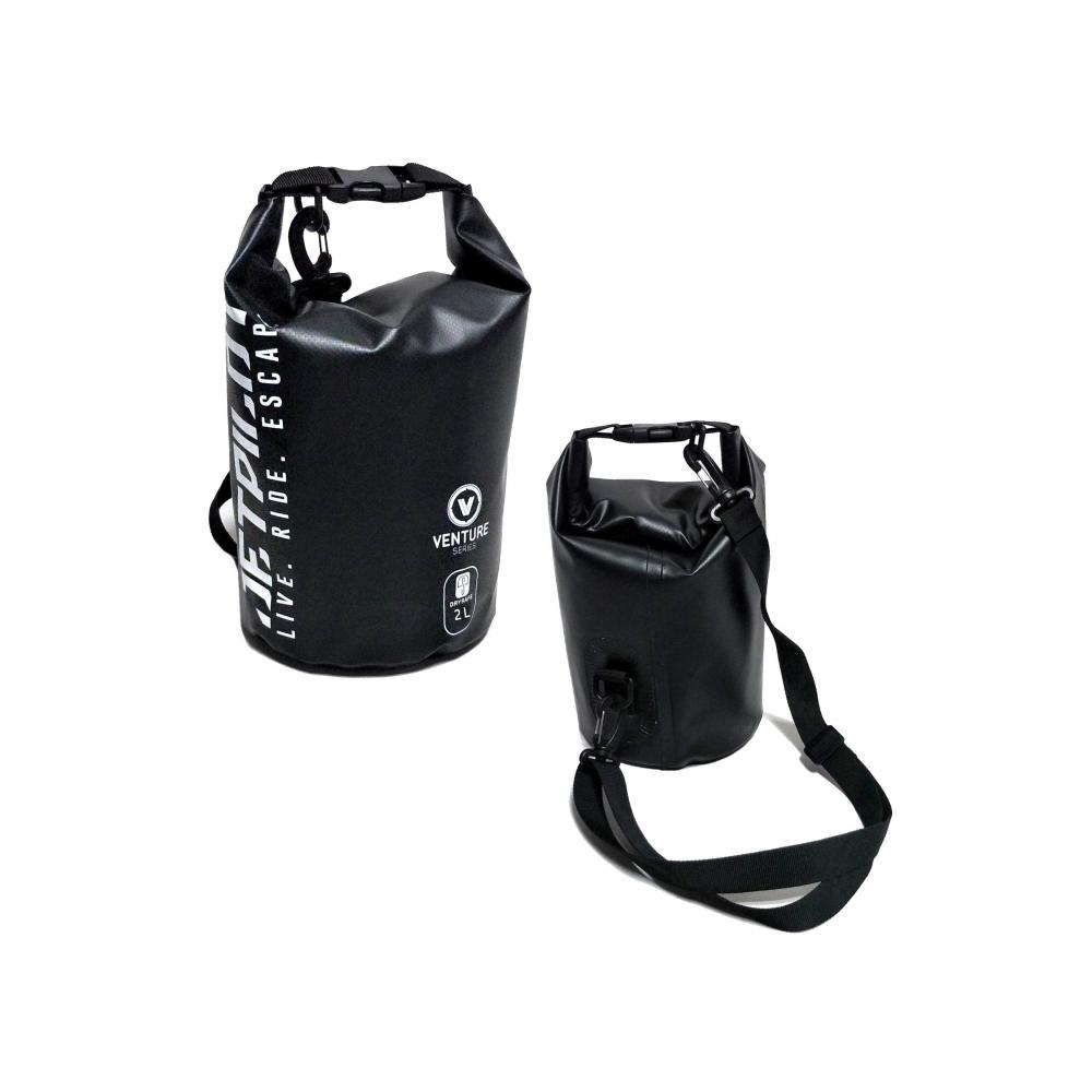 Сумка-мешок водонепроницаемая Jetpilot Venture 2L Drysafe Backpack black S23 (20092, 2L, S23) 23-060000020