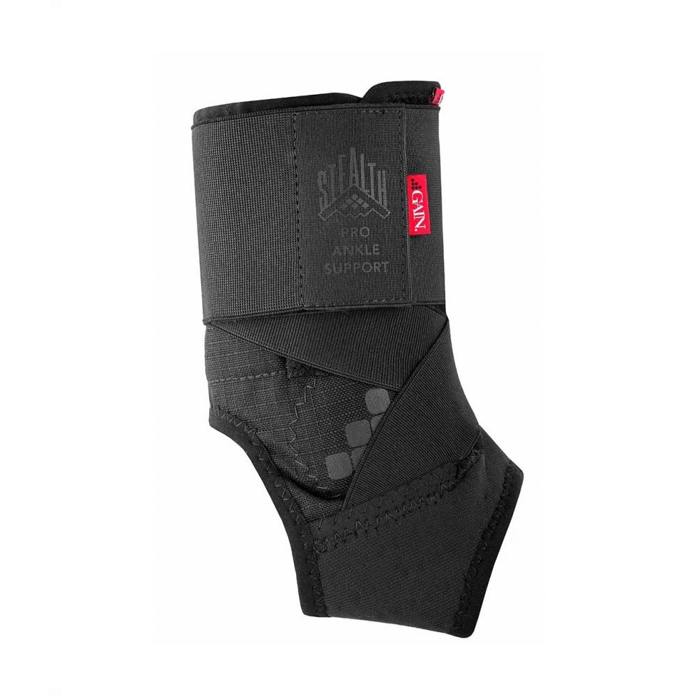 Защита 03-000015 лодыжки/поддержки голеностопа Pro Ankle Support, черн., 1 шт. унив разм. GAIN 03-000015