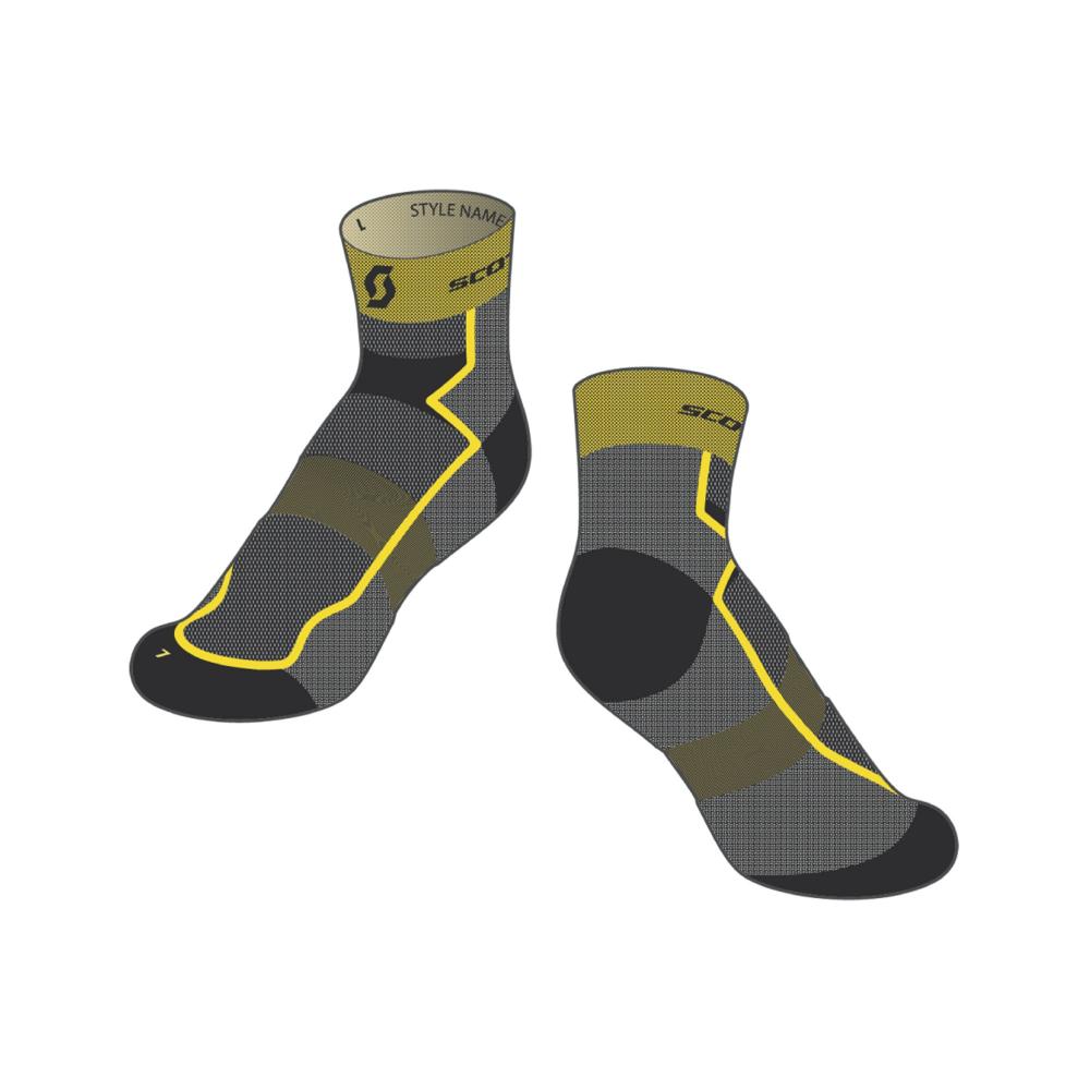 Носки Scott RC Light black/yellow (L/42-44) 31-14-230831-BY-L