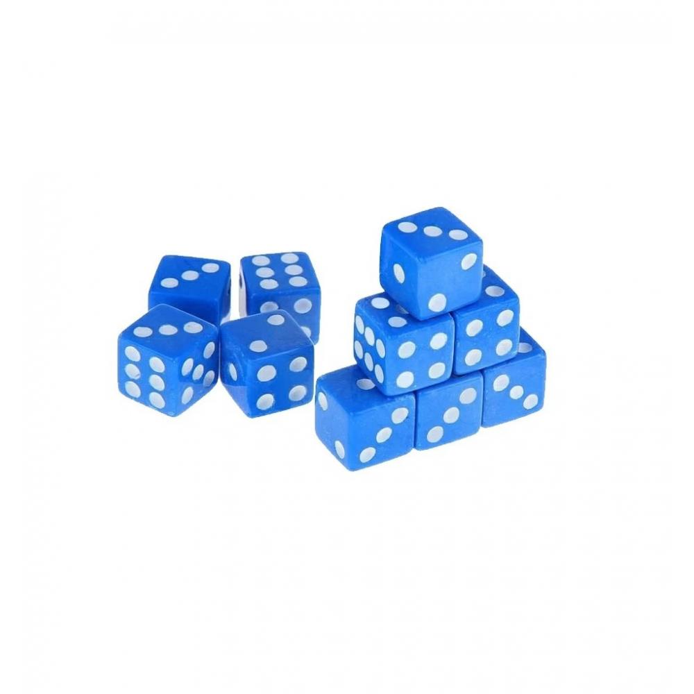 Кубик игровой №15. Цвет синий ZAR-15B