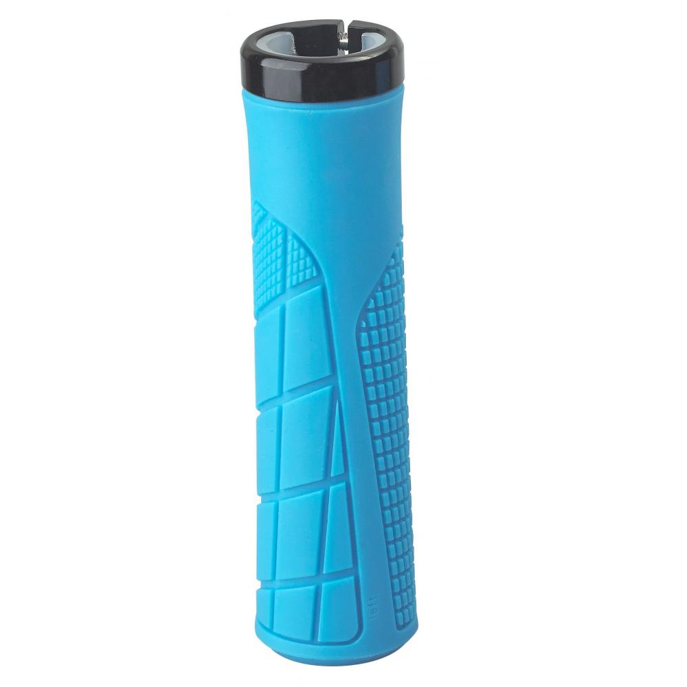 Ручки 00-170566 на руль H6 OneSideLock 135мм резиновые, новый антискольз. дизайн, c 1 черн. фикс. си 00-170566