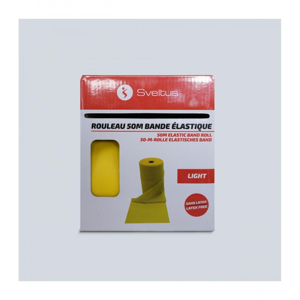 Эспандер лента латекс SVELTUS 50M roll of TPE/TPR resistant tape light 05-0537