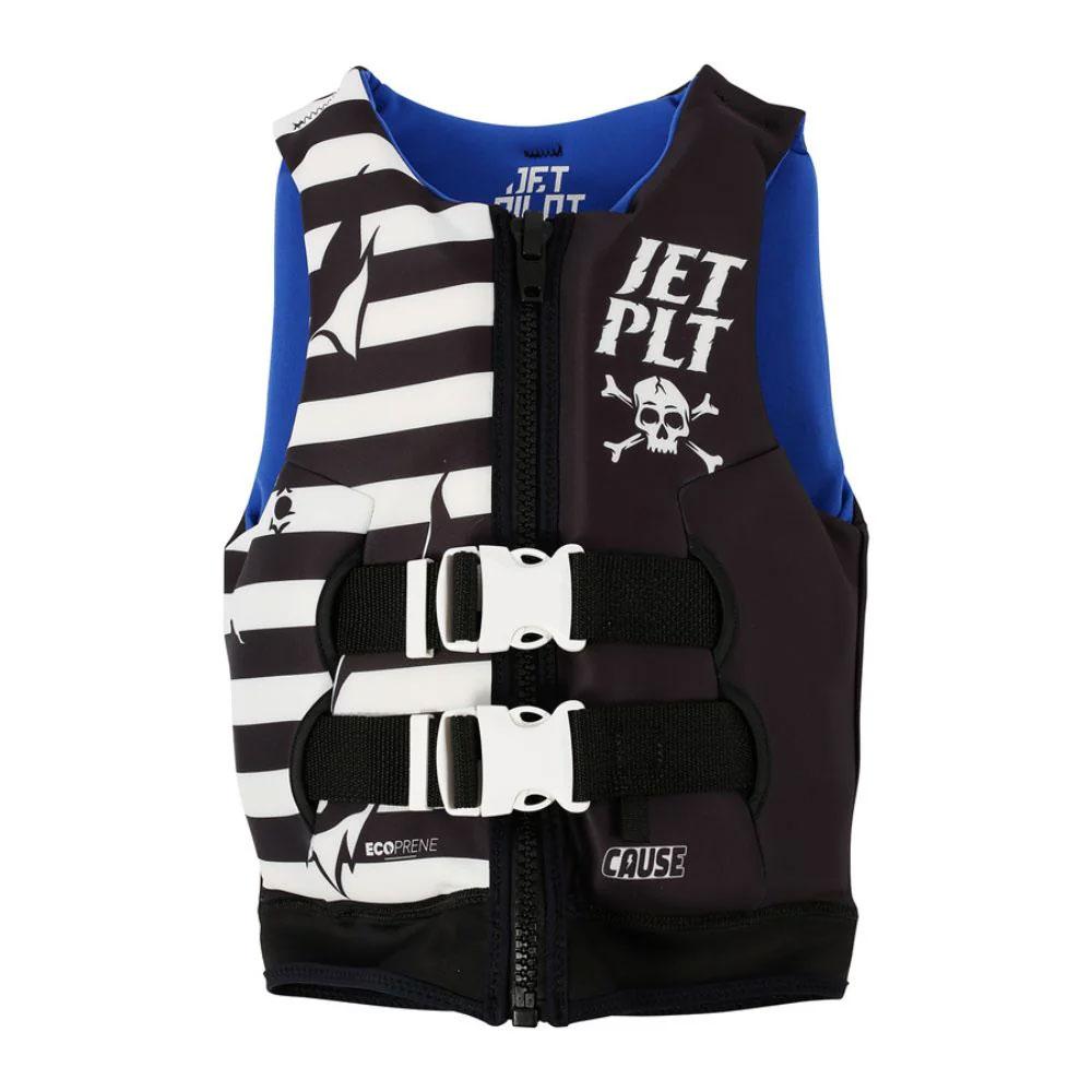 Спасательный жилет для гидроцикла неопрен детский Jetpilot BOYS CAUSE ECO VEST BLACK (2504504, 165cm 25-0700000124