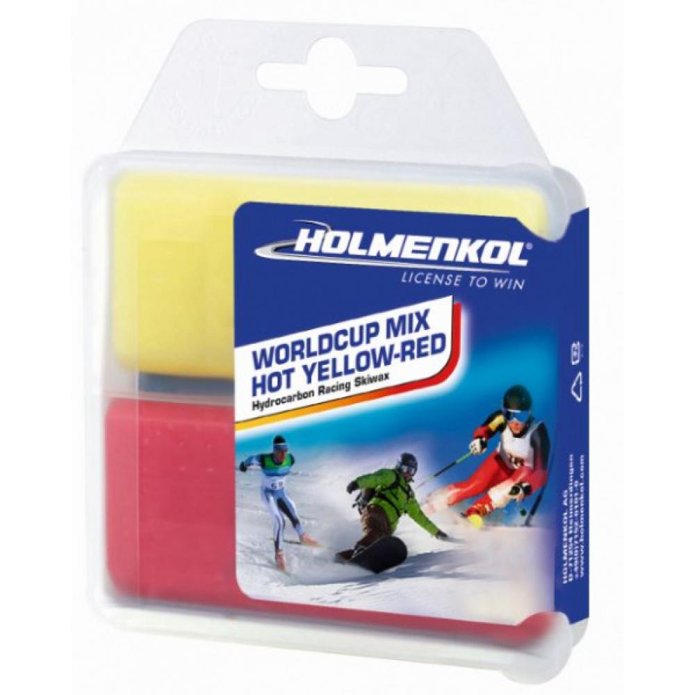 Набор парафинов - Holmenkol Worldcup Mix HOT Yellow-Red 24128 419-2200009