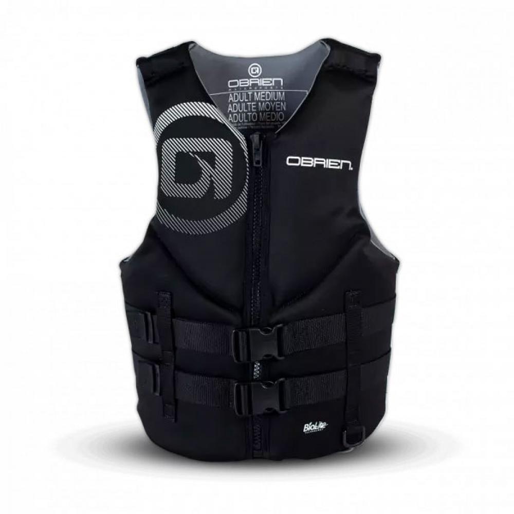 Спасательный жилет неопрен мужской O'Brien TRADITIONAL MENS BLACK S22S (2192865, M, S22S) 23-040000174