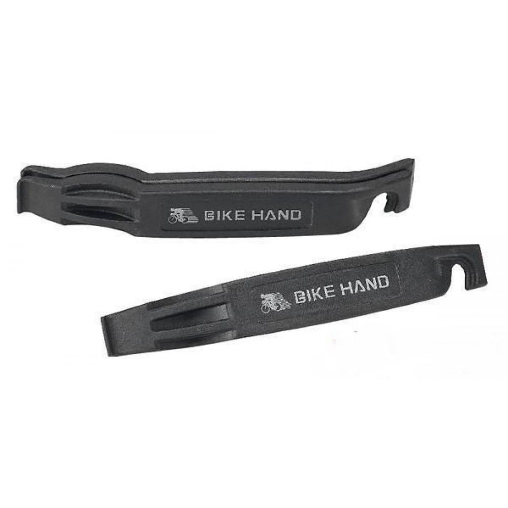 Монтировки 6-230105 YC-308 высокопрочный пластик, с крючками, черные 3шт BIKEHAND 6-230105