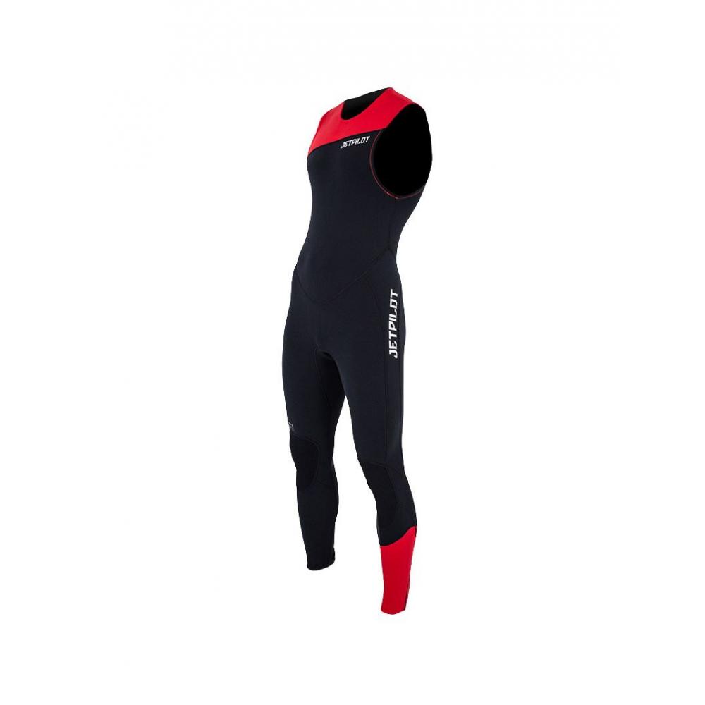 Гидрокостюм мужской длинный без рукавов Jetpilot Venture Long John black/red S23 (2204607, 3XL, S23) 23-070000103