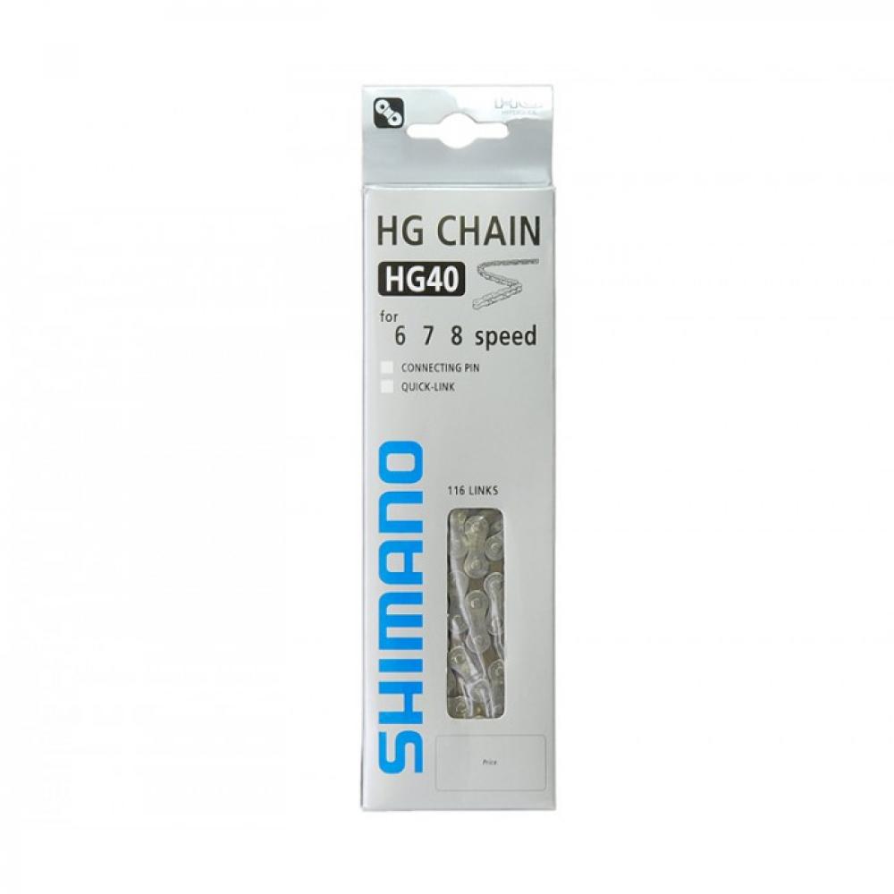 Цепь ALIVIO/ACERA/ALTUS/TOURNEY ECNHG40114Q 2-1037 6-8ск. 114зв. с замком инд. уп. SHIMANO 2-1037