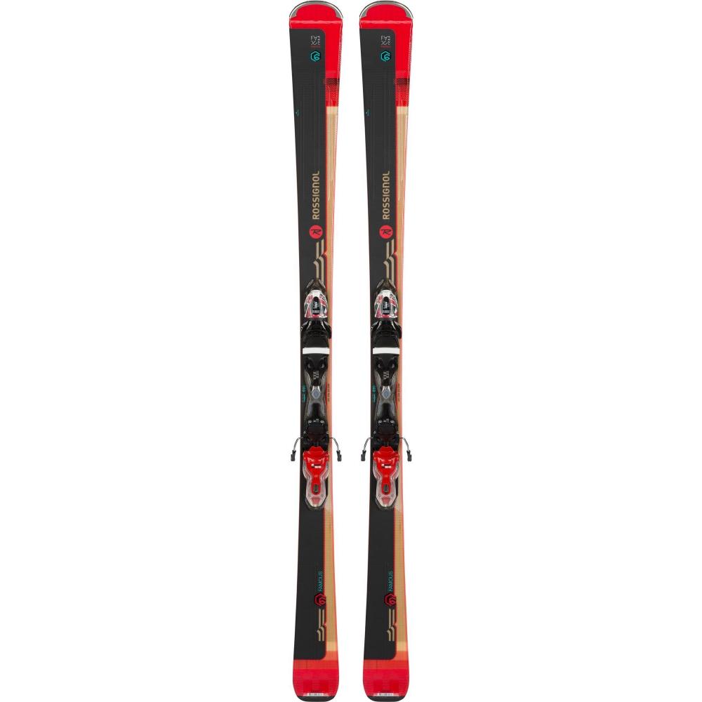 Комп г/лыж женский ROSSIGNOL FAMOUS 6/XPRESS W 11 B83 BK/R (RAHBL03+FCHD021) (156 ) 403-19RRH03BL-156