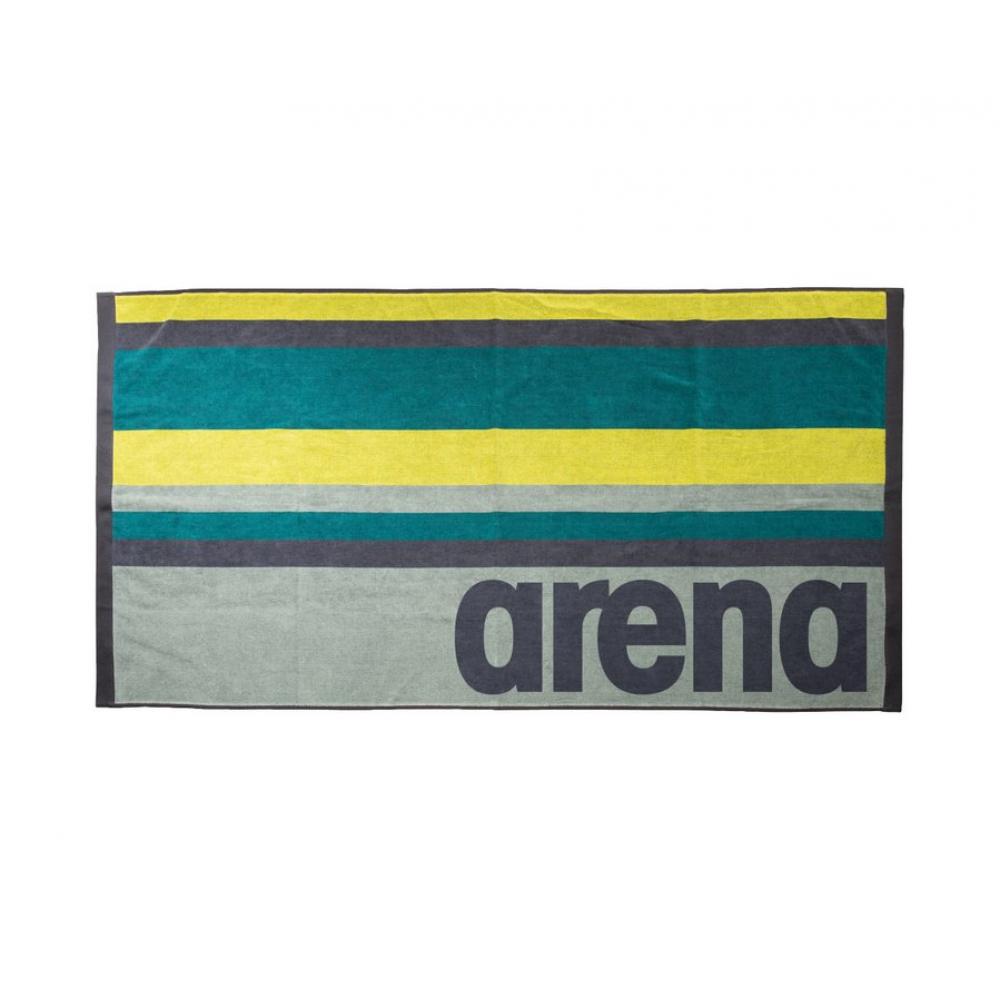 Полотенце BEACH TOWEL MULTISTRIPES jade 006277 100 90x170 Arena 23 24-080000133