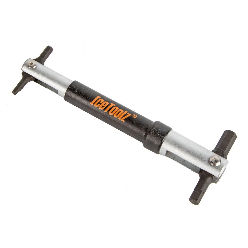 Ключ 6-800176 шестигранный 4 в 1 Quartet Wrench, 4x5+6x8мм Flex Key. 36H1 IceToolz 6-800176