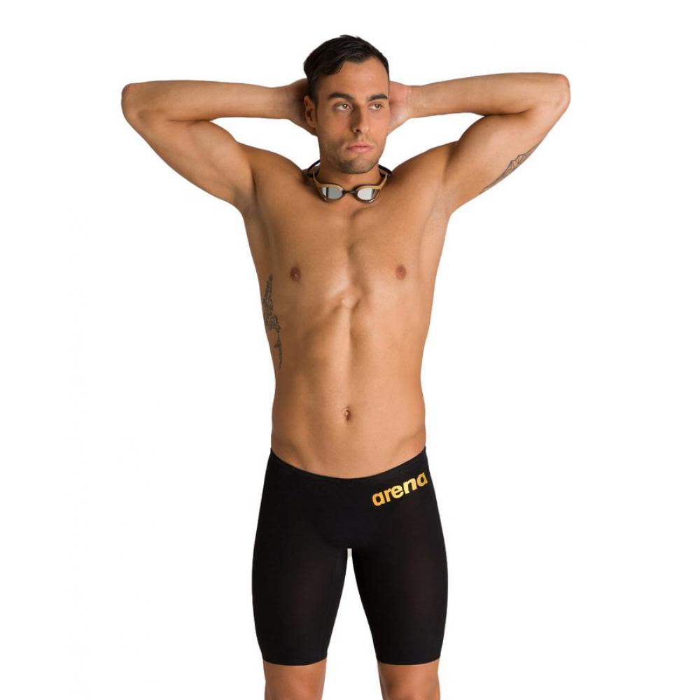Шорты для плавания стартовые м ps carbon air 2 jammer black-black-gold 001130 553 75 arena 24 24-1100000054