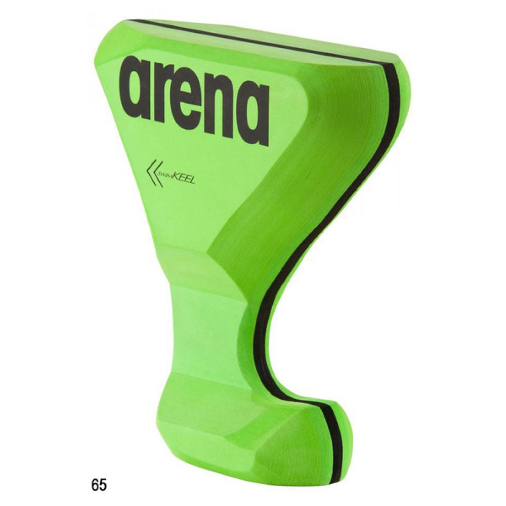 Доска для плавания SWIM KEEL black/acid lime 1E358 65 Arena 17 18 18-010159