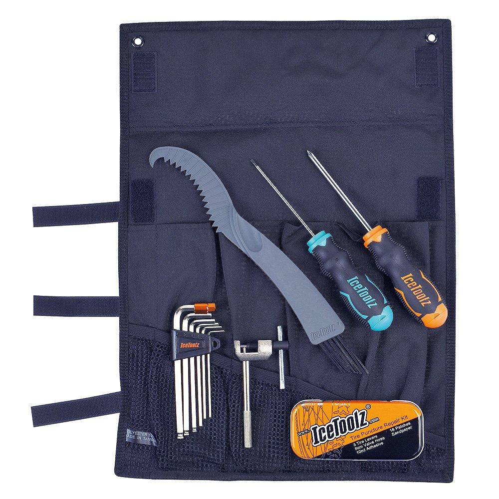 Набор 6-800282 инструментов в скрутке Starter Tool-Roll. 84S2 IceToolz 6-800282