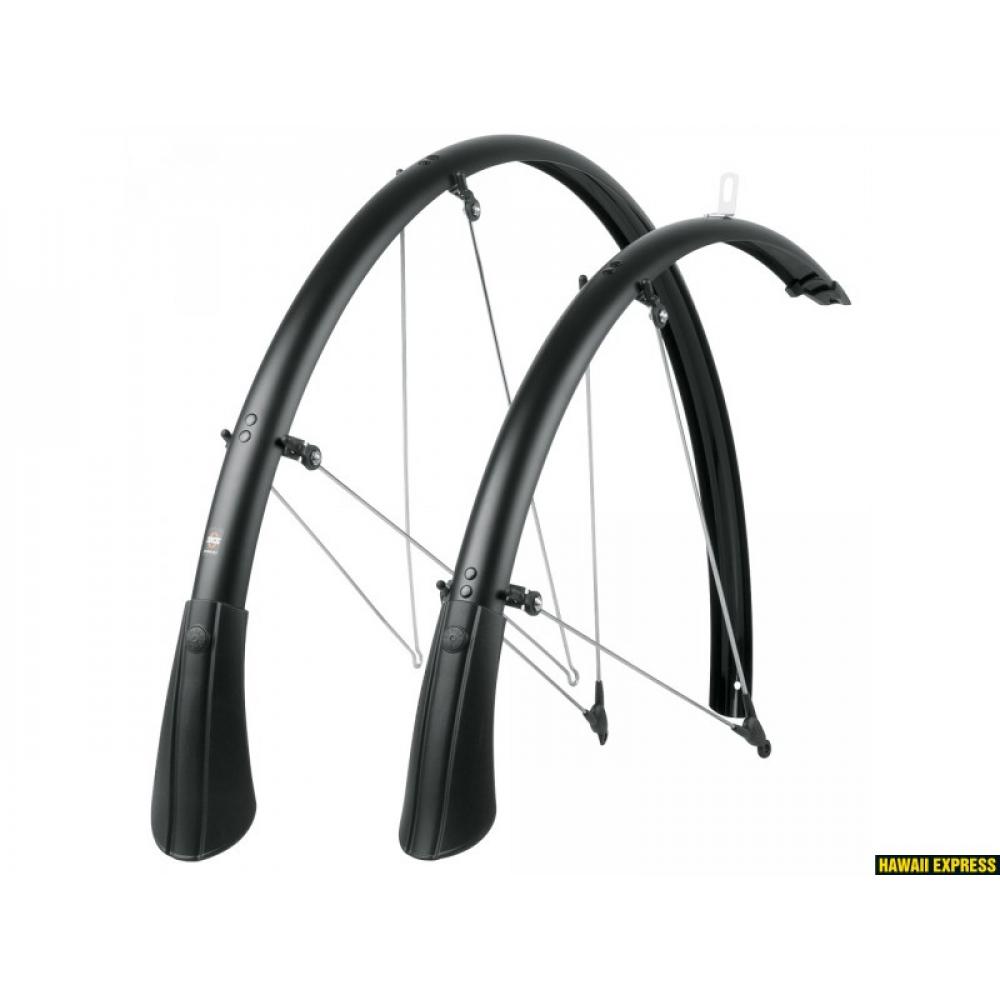 Крылья 0-10435 металлопласт. SKS-10435 Bluemels Matt 35mm, 28", с брызгов., для покрышек 20-28мм, пе 0-10435