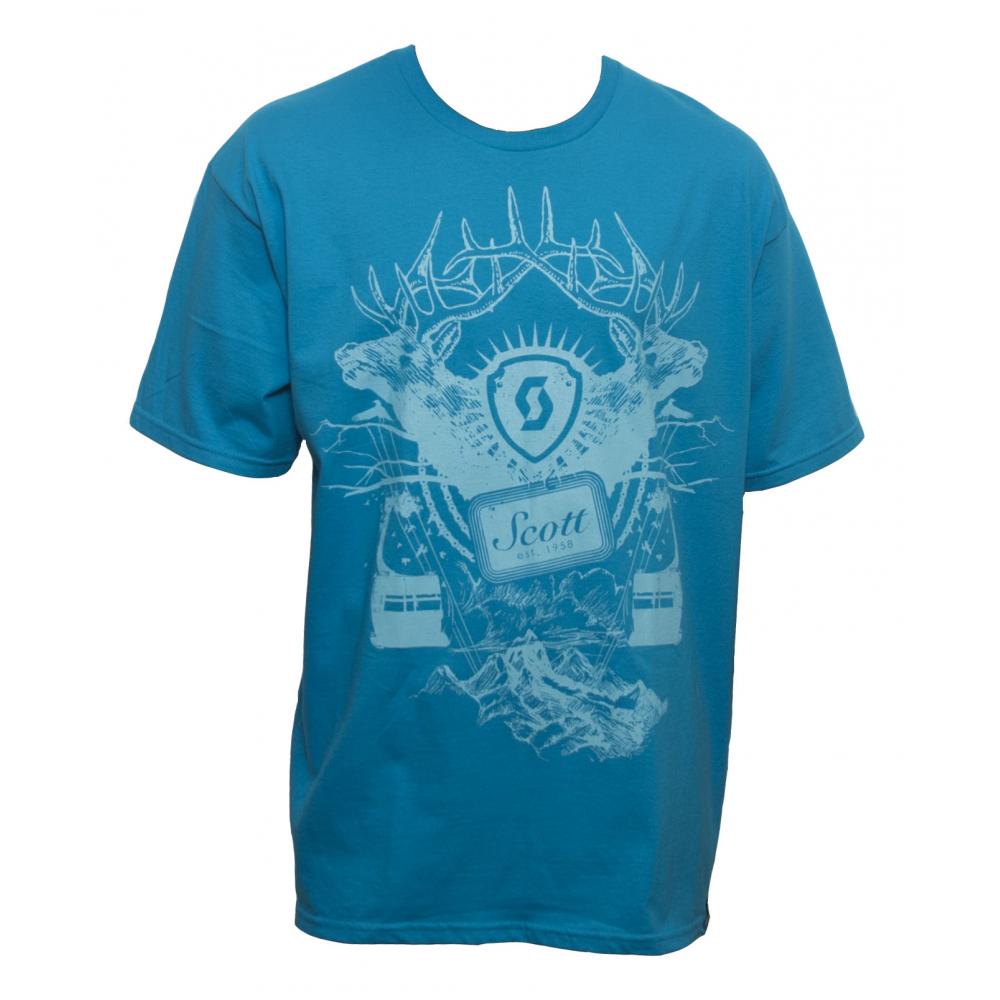 Футболка Scott Lodge2 к/рук turquoise L 30-219929-TU-L