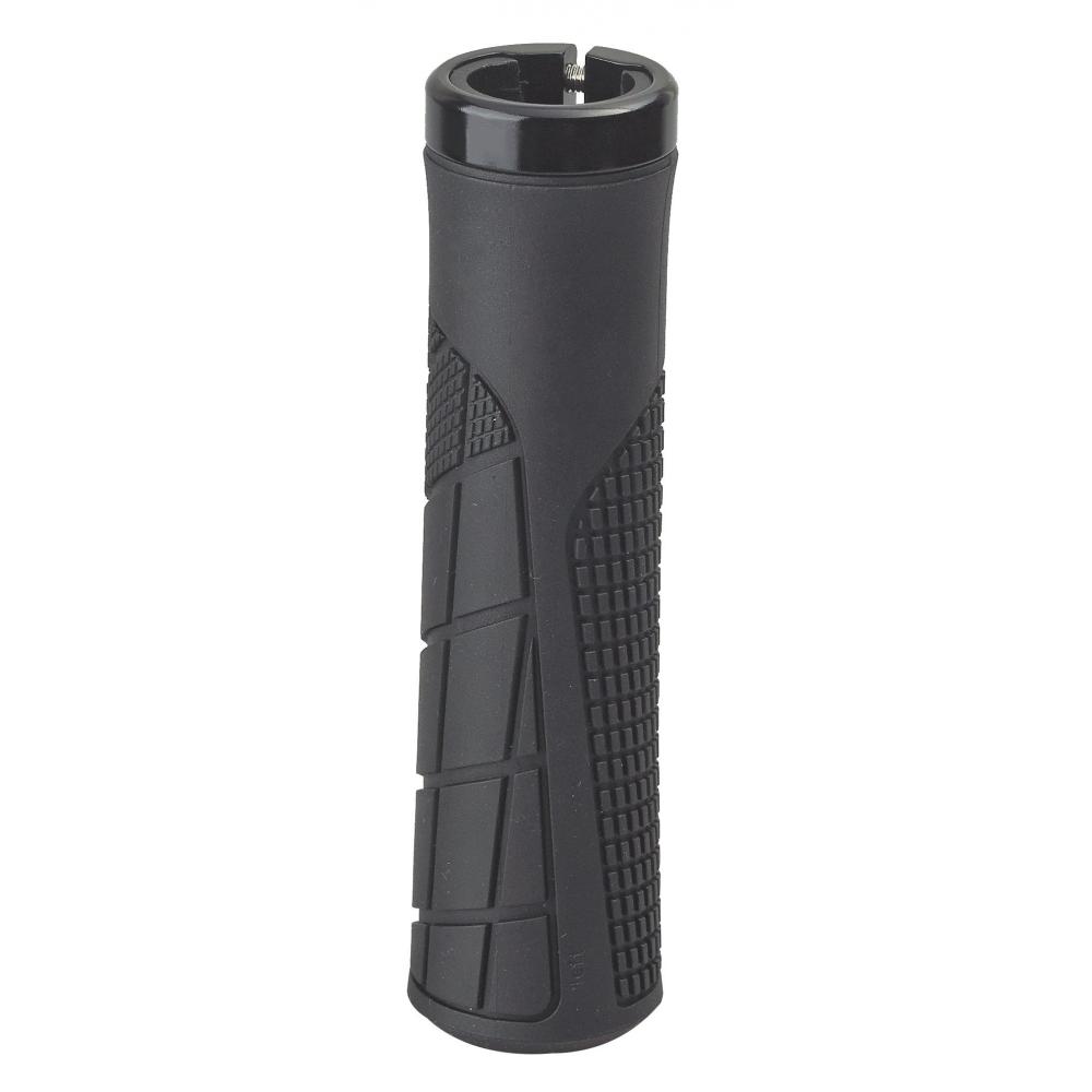Ручки 00-170565 на руль H6 OneSideLock 135мм резиновые, новый антискольз. дизайн, c 1 фикс. черные 00-170565